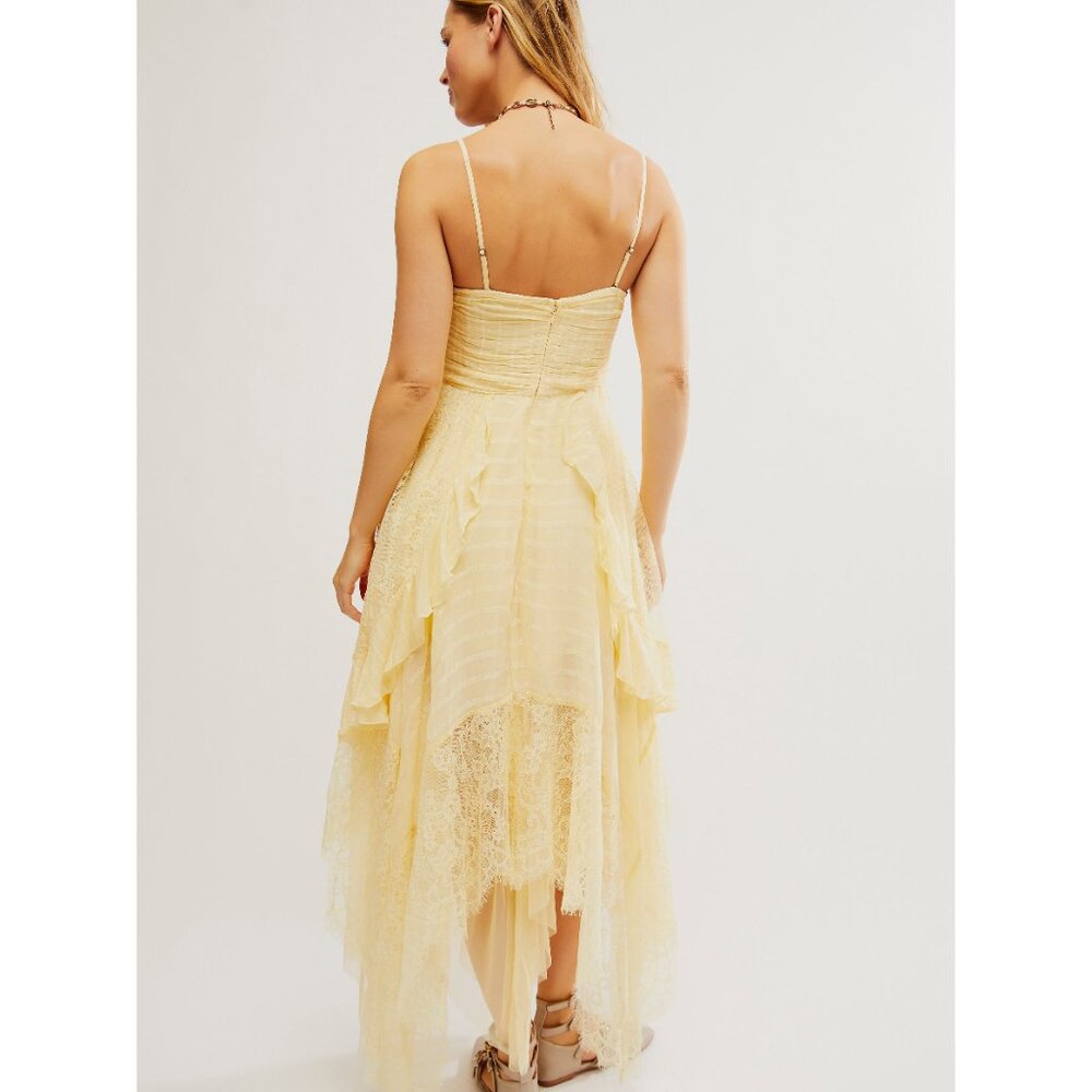 FREE PEOPLE Sheer Bliss Maxi / Anise Flower - Picture 4 of 7